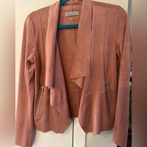 Pink Suede Women's Jacket